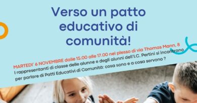 VERSO UN PATTO EDUCATIVO DI COMUNITA’